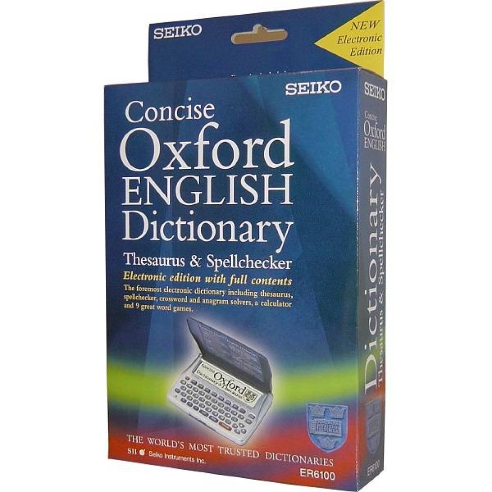 Oxford English Electronic Dictionary by Seiko Oxford English Electronic Dictionary by Seiko