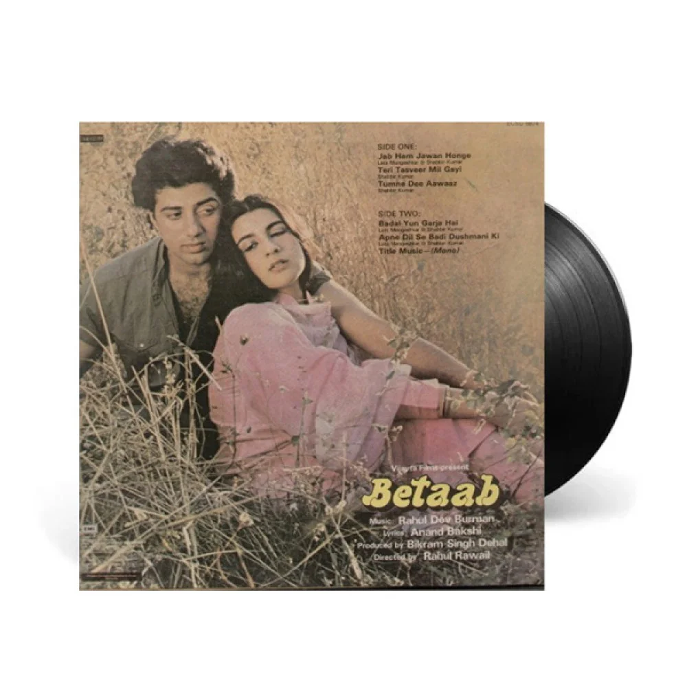 Buy Betaab Bollywood Soundtrack LP (1983) – Rahul Dev Burman / Anand ...