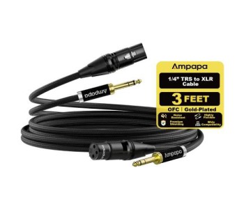 Ampapa 1/4 Inch XLR Balanced Cable 
