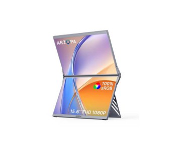 ARZOPA E1 15.6 Inch FHD IPS Dual Screen Portable Monitor
