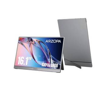 ARZOPA Z1C 16.1 Inch FHD IPS Portable Monitor (Grey)
