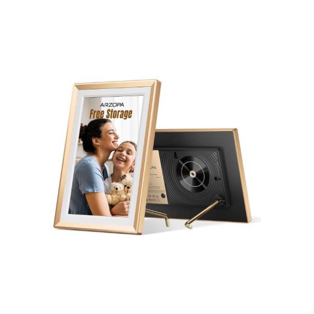 Arzopa D10 10.1 Inch WiFi Digital Photo Frame Champagne Gold