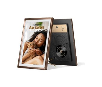 Arzopa D14 14 Inch WiFi Digital Photo Frame Mocha Brown