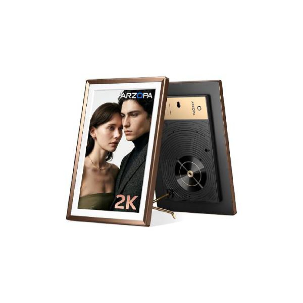 Arzopa D14 Pro 14.0 Inch WiFi Digital Photo Frame Mocha Brown