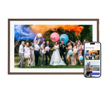 Arzopa D15 15.6 Inch WiFi Digital Photo Frame Elegant Brown