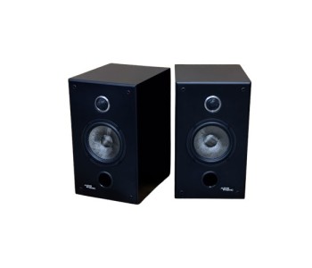 Audiophonic Carbon-85 Black Hifi Power Bookshelf Speaker