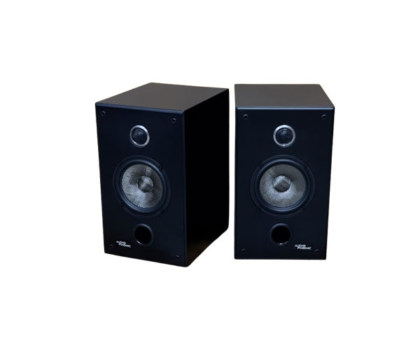 Audiophonic Carbon-85 Black Hifi Power Bookshelf Speaker Audiophonic Carbon-85 Black Hifi Power Bookshelf Speaker