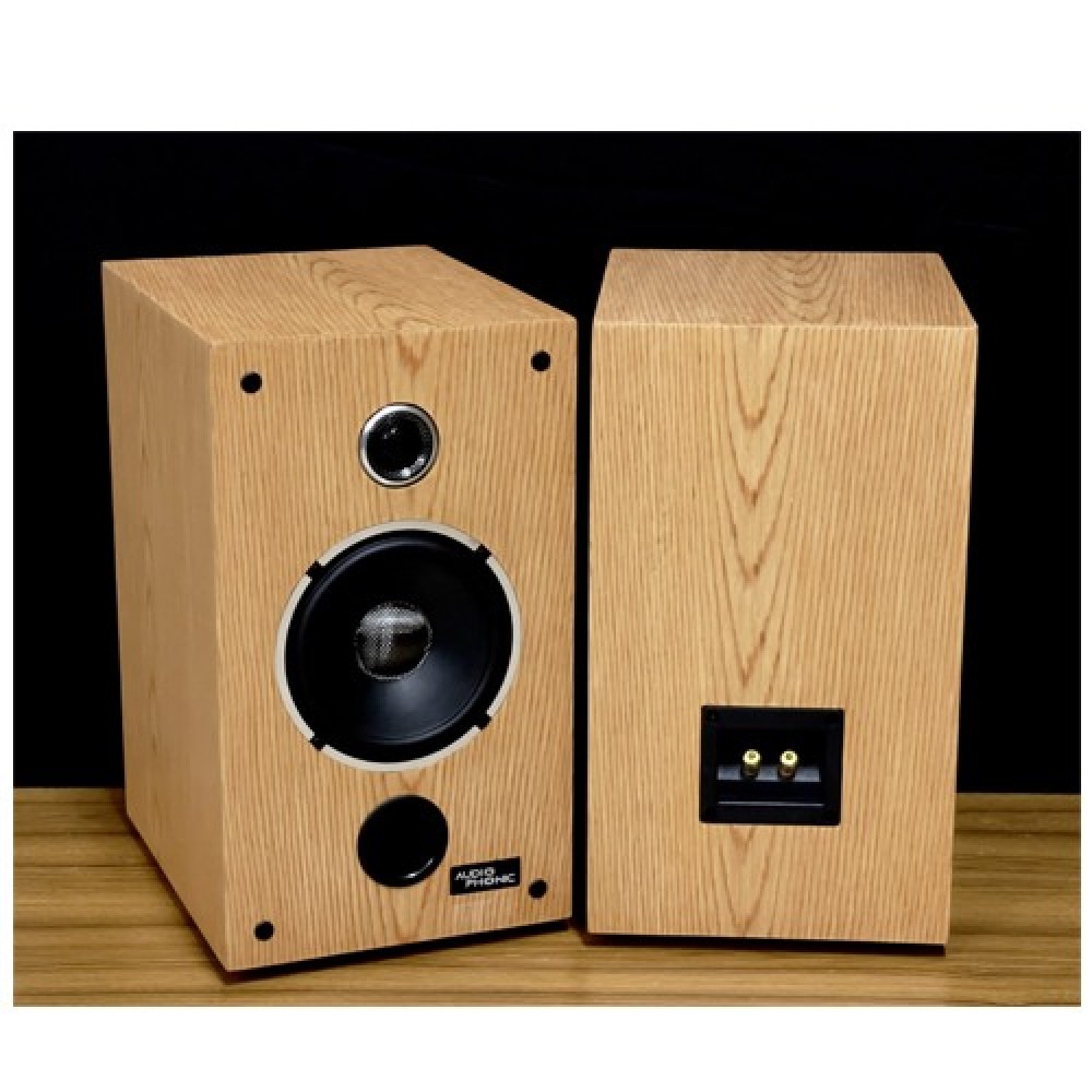 Audiophonic Nitro-100 Wooden Bookshelf Speaker