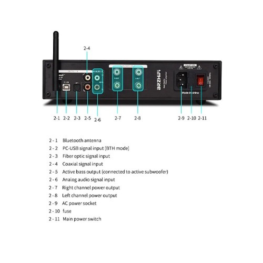 Audiophonic PAD-X20 Power Amplifier
