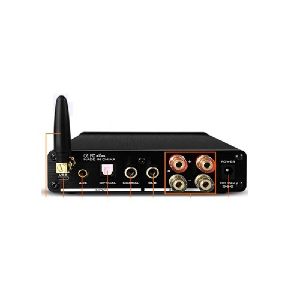 BRZHIFI D502BT Audio Power Class D Amplifier BRZHIFI D502BT Audio Power Class D Amplifier