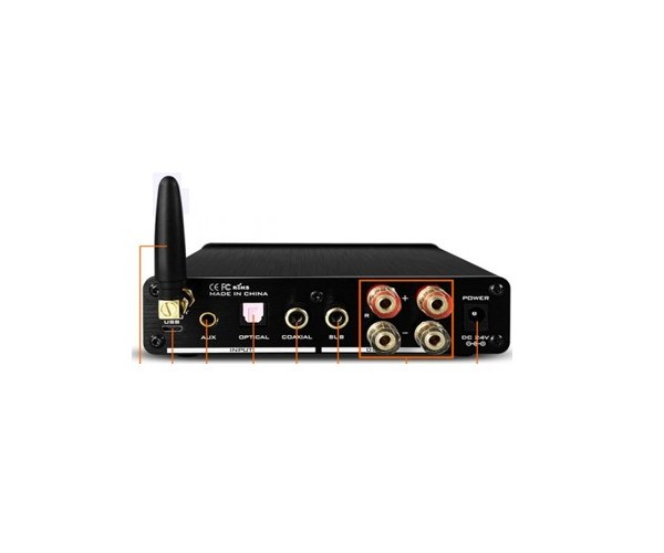BRZHIFI D502BT Audio Power Class D Amplifier BRZHIFI D502BT Audio Power Class D Amplifier