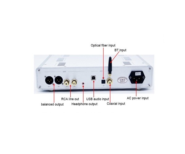 BRZHIFI DAC-DC300-1 Hifi Power Audio Decoder Amplifier BRZHIFI DAC-DC300-1 Hifi Power Audio Decoder Amplifier