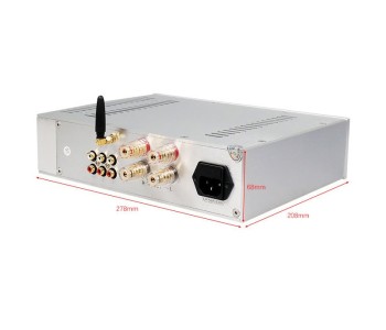 BRZHIFI PA-M2LY 120W*2 Bluetooth 5.1 Audio HIFI  Power Amplifier