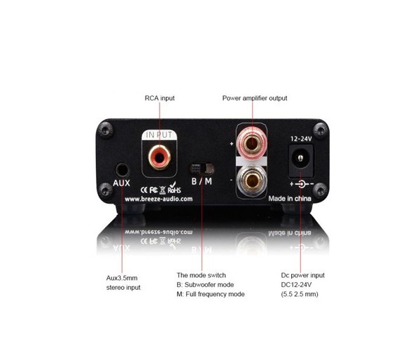 BRZHIFI PAD-3116BASS Audio Power Class D Amplifier BRZHIFI PAD-3116BASS Audio Power Class D Amplifier