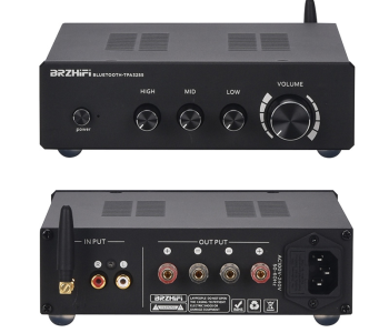 BRZHIFI PAD-3255-A Class D 2 Channel HIFI Audio Amplifier