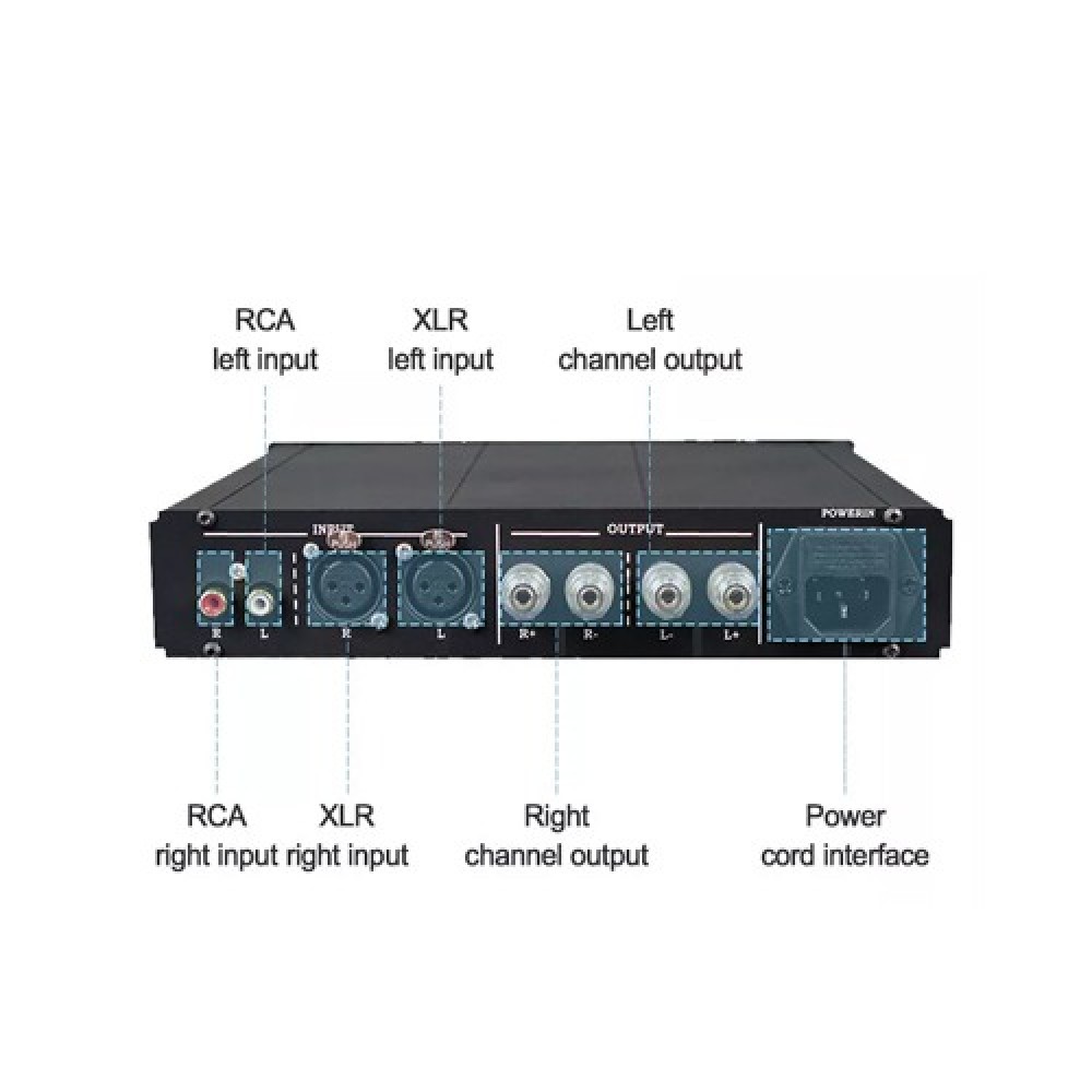 BRZHIFI PAD-3255XLR Audio Power Class D Amplifier BRZHIFI PAD-3255XLR Audio Power Class D Amplifier