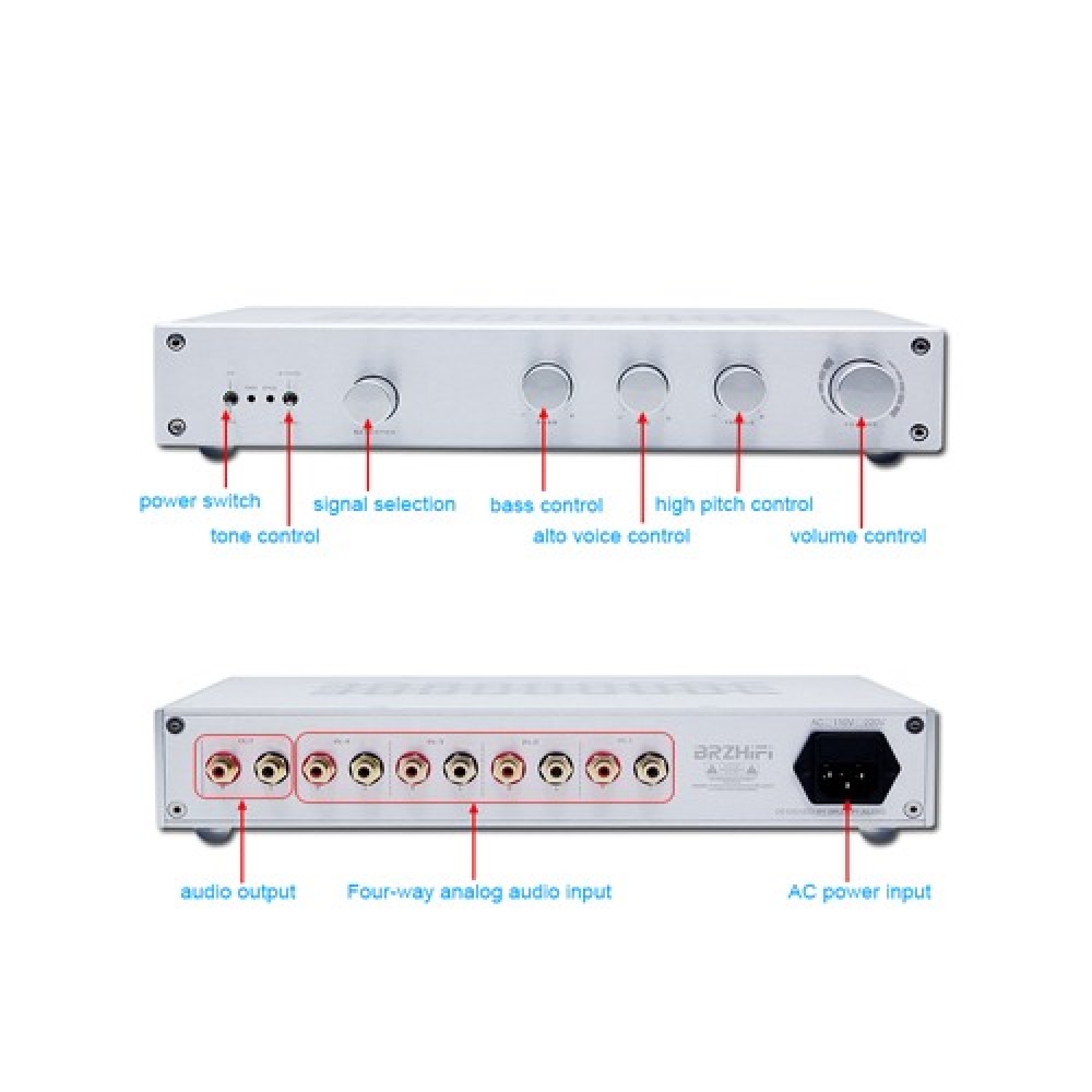 BRZHIFI PAP-FV2020-1 Audio Power Pre-Amplifier BRZHIFI PAP-FV2020-1 Audio Power Pre-Amplifier