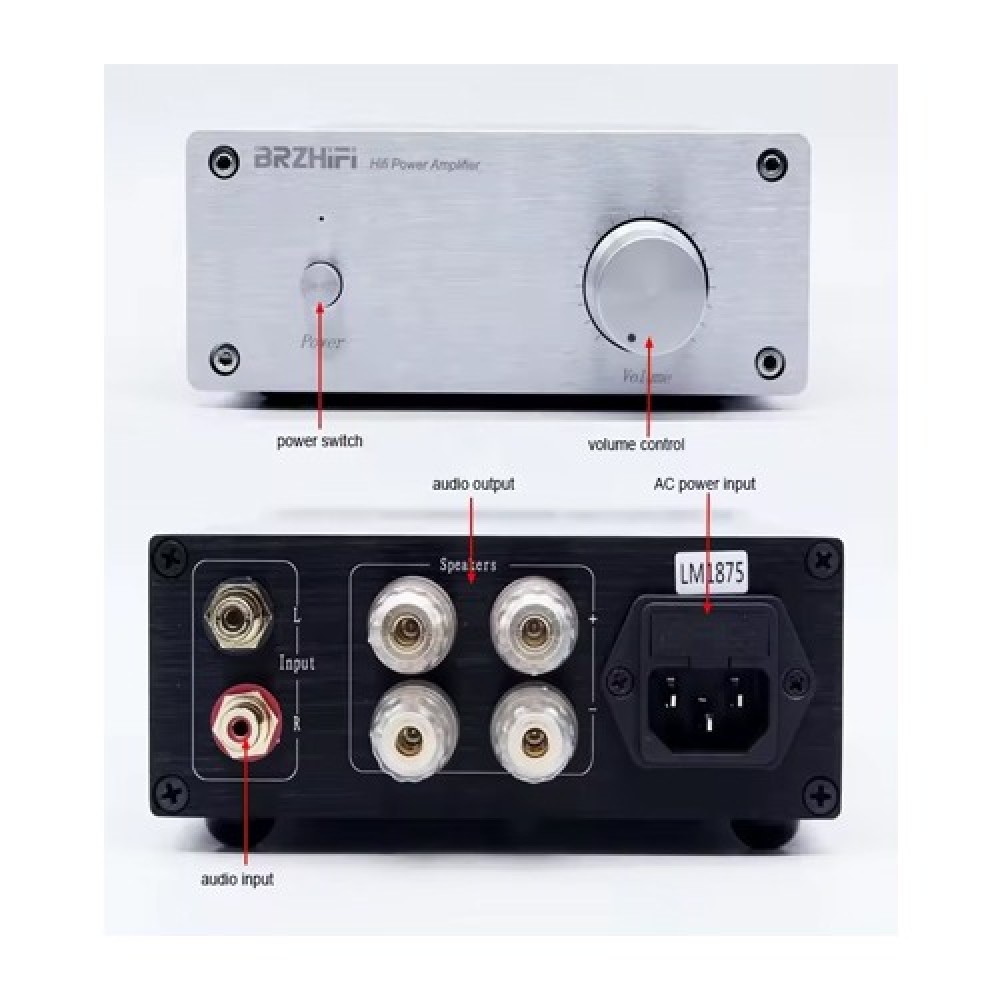 BRZHIFI Wholesale PA-M1875 Power Audio Amplifier BRZHIFI Wholesale PA-M1875 Power Audio Amplifier
