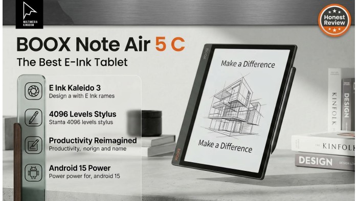 BOOX Note Air 5 C: বই পড়তে ডিজিটাল প্রযুক্তির সবটুকু সুবিধা