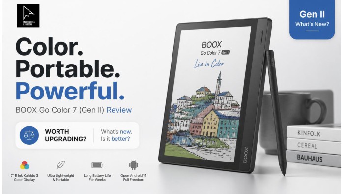 BOOX Go Color 7 (Gen II) : চোখের আরাম, পকেটে রঙিন বই