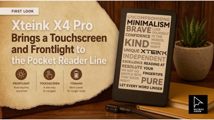 পকেট ই-রিডার Xteink X4 Pro উন্মোচন