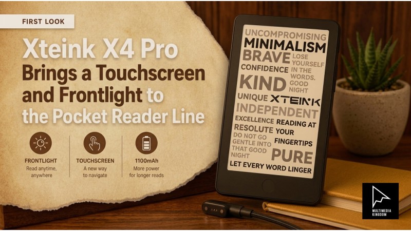 পকেট ই-রিডার Xteink X4 Pro উন্মোচন