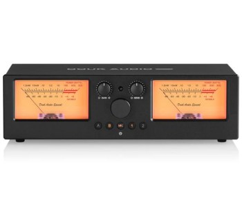 Douk Audio VU3PRO Amplifier/Speaker Selector VU Meter 2-IN-2-OUT Switcher Box
