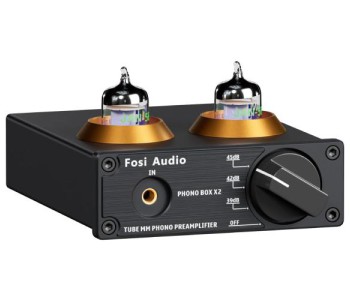 Fosi Audio Box X2 Tube Phono Preamplifier