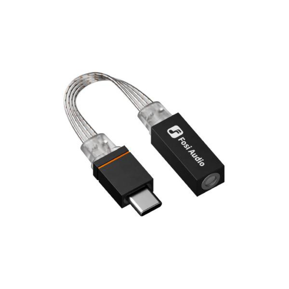 Fosi Audio D2 3.5mm to Type C adapter Headphone Amp