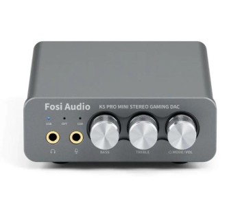 Fosi Audio K5 Pro Gaming DAC Headphone Amplifier