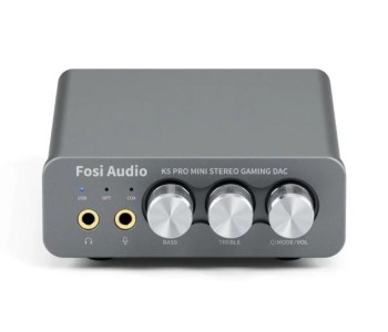 Fosi Audio K5 Pro Gaming DAC Headphone Amplifier