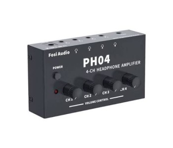 Fosi Audio PH04 4 Channel Headphone Amplifier