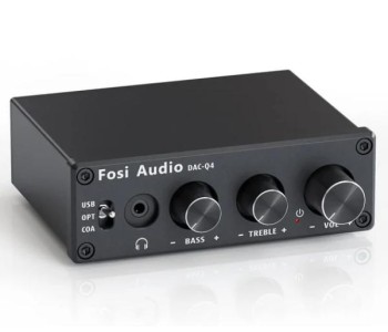 Fosi Audio Q4 Desktop DAC Headphone Amplifier