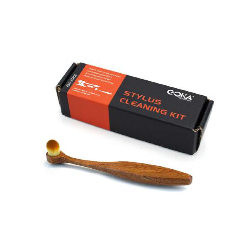 Goka GK-R06B Wooden Stylus Cleaning Brush