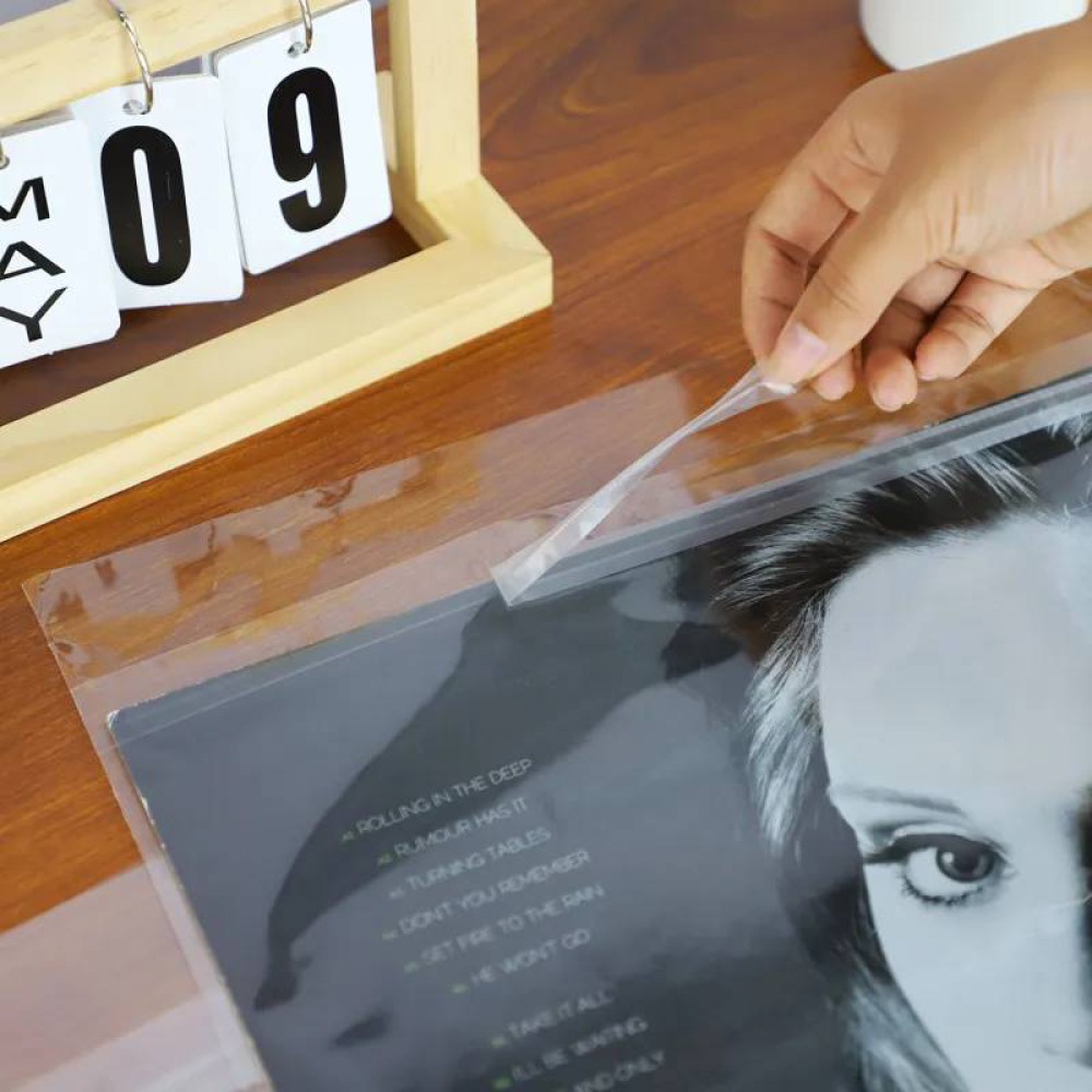 Goka GK-R17A 12 Inch Record Outer Sleeve Pack LDPE 100um (SUPER THICK)