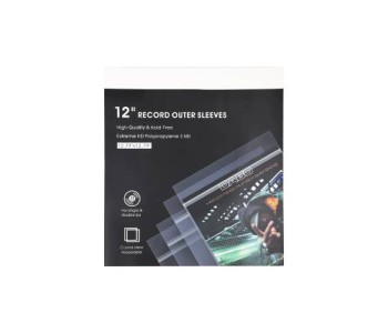 Goka GK-R17A 12 Inch Record Outer Sleeve Pack LDPE 100um (SUPER THICK)