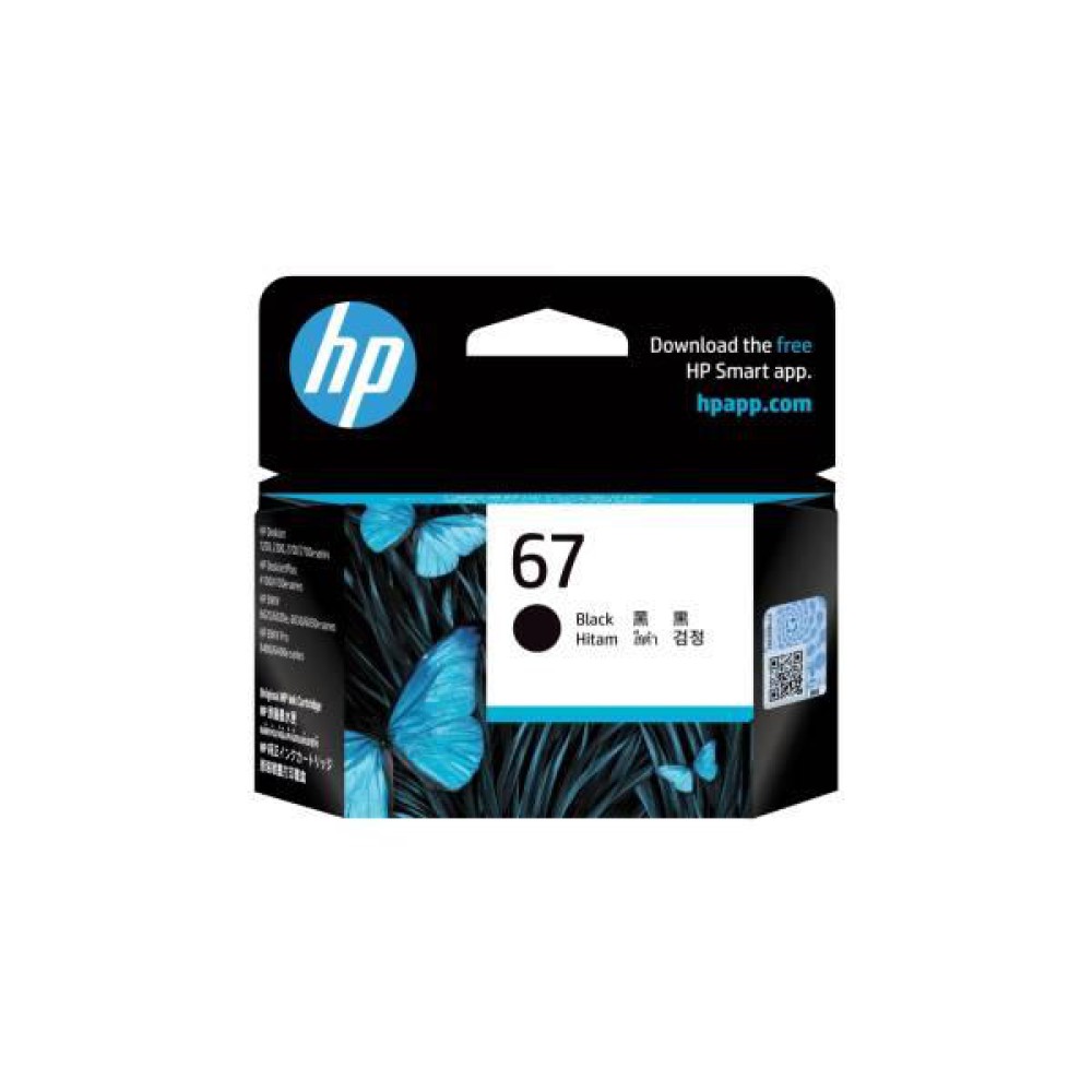 HP 3YM56AA Cartridge 67 Black Ink