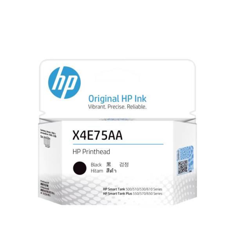 HP Cartridge Black Original Printhead X4E75AA