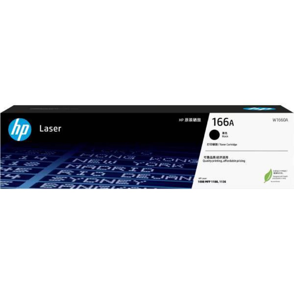 HP W1660A Black 166A Original cartridge