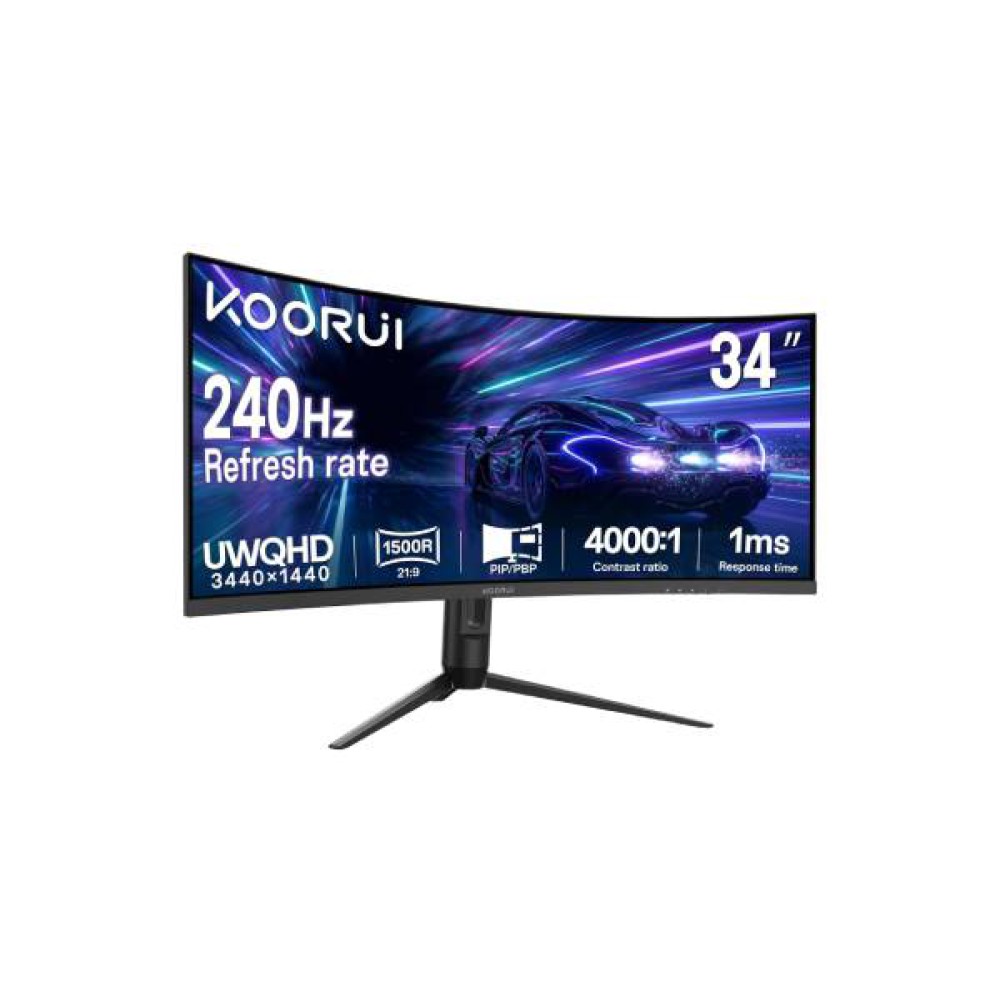 KOORUI G3441XC 34 Inch WQHD Curved Gaming Monitor
