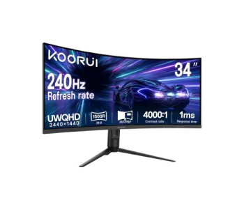 KOORUI G3441XC 34 Inch WQHD Curved Gaming Monitor