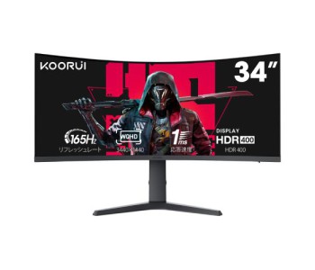 KOORUI 34E6UC 34 Inch WQHD Gaming Monitor