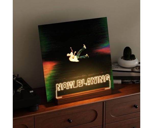 Light up Now Playing Vinyl Record Stand