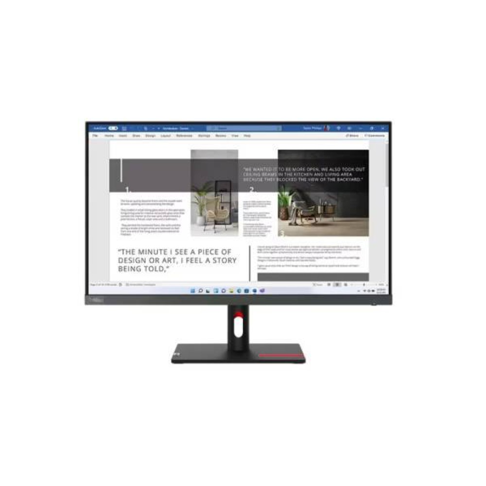 Lenovo 27" 100Hz FHD Monitor Model S27i30 63DFKAT4WW