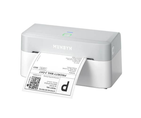 MUNBYN RW 403B Bluetooth Thermal Label Printer
