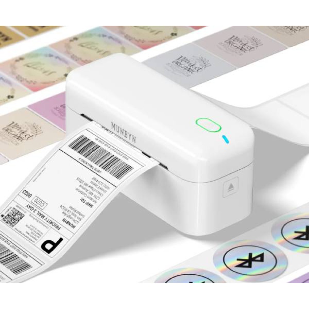 MUNBYN RW 402B Bluetooth Thermal Label Printer