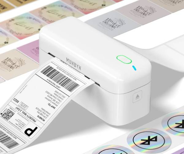 MUNBYN RW 402B Bluetooth Thermal Label Printer