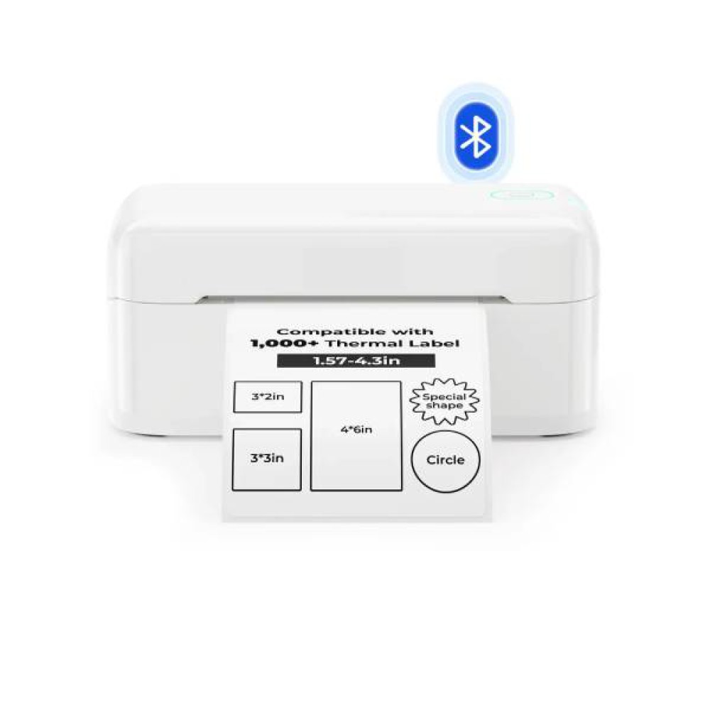 MUNBYN RW 402B Bluetooth Thermal Label Printer