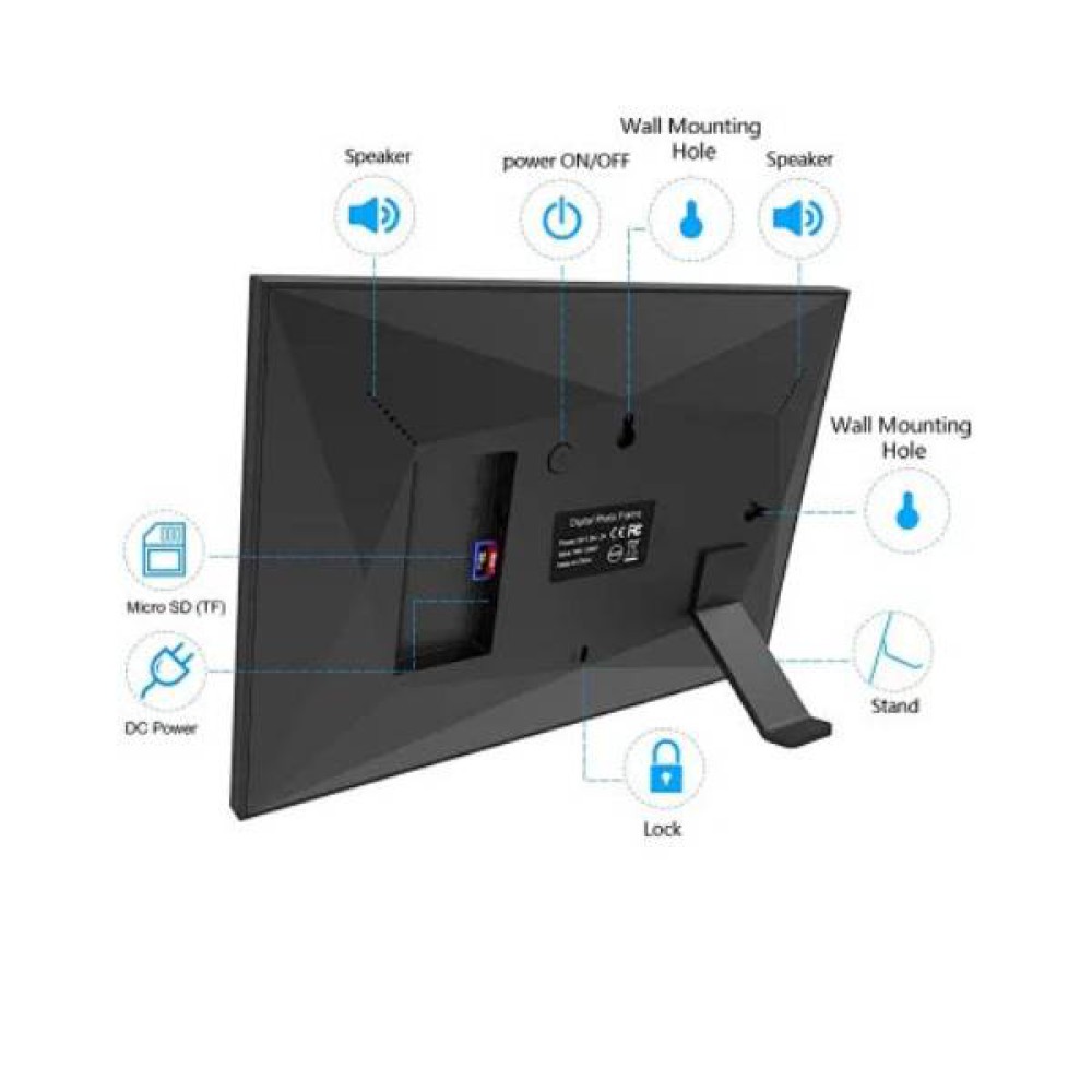 SSA ZN-DP003 9.7 Inch Frameo Wifi Digital Photo Frame