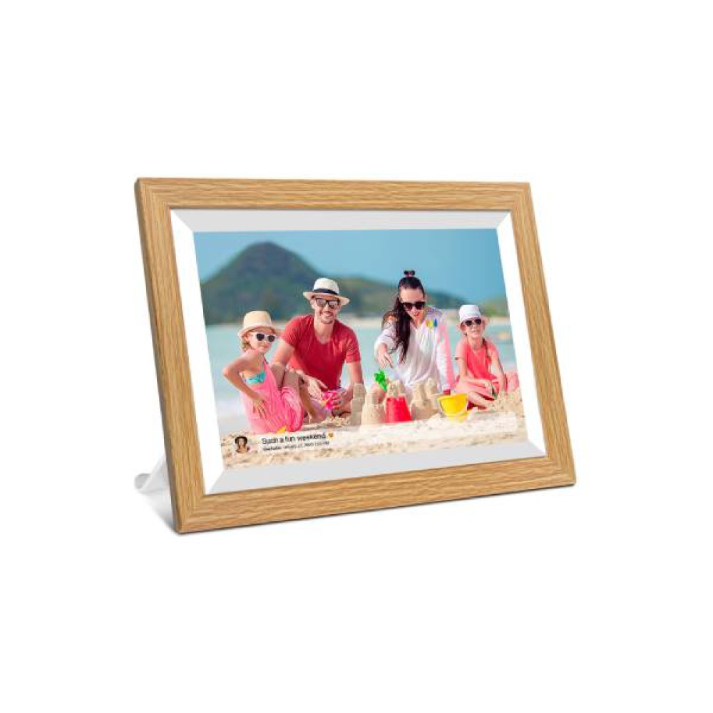 SSA ZN-DP1002F 10.1 Inch WiFi Digital Photo Frame (Wooden)